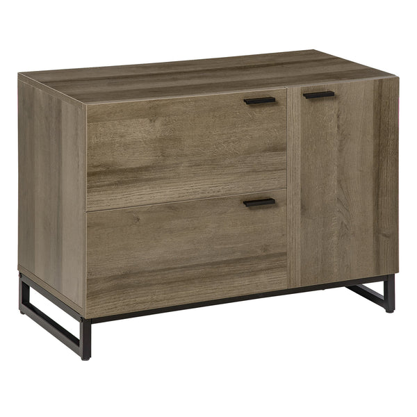 acquista Buffet 2 Tiroirs 1 Porte 80x41,5x58 cm en Bois et Métal