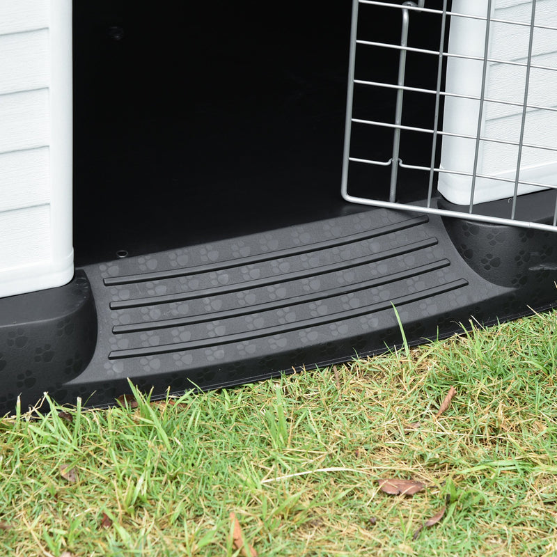 Cuccia per Cani Taglia Media 78x87x81 cm in Plastica Bianco