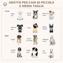Cuccia Imbottita per Cani e Gatti 85x85x35 cm in Tessuto Grigio