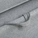 Divano Letto 2 Posti 154x87x89 cm in Tessuto Grigio