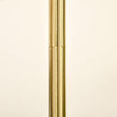 Lampada da Terra 35x35x165 cm E27 con 2 Paralumi a Sfera  Oro