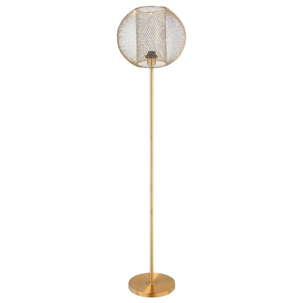 acquista Lampadaire Ø35x150 cm E27 Abat-jour Sphérique Doré