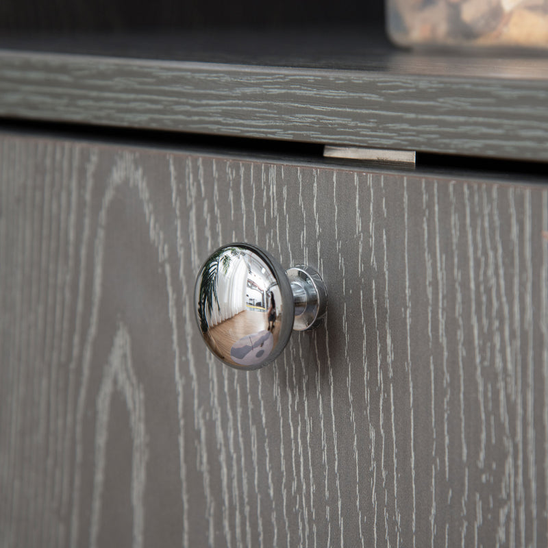 Mobile Multiuso per Cani e Gatti 48x40x75 cm in Legno Grigio