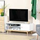 Mobile TV 120x39,5x44,5 cm per TV fino a 50 Bianco