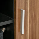 Mobile TV 105x40x55 cm per TV fino a 45 Nero e Marrone