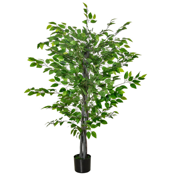 Plante Artificielle de Ficus H135 cm avec Pot Vert prezzo