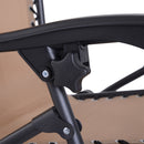 Sedia Sdraio Zero Gravity 90x65x110cm Reclinabile in Acciaio e Textilene