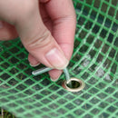 Serra da Giardino con Porte Avvolgibili 180x140x80 cm in Acciaio e PE Verde