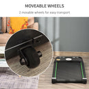 Tapis Roulant Elettrico Senza Manubrio 133x50x13 cm Display LED e Telecomando Nero