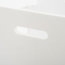 Torre Montessoriana per Bambini 40x50x90 cm Altezza Regolabile in MDF Bianca