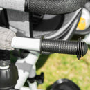 Passeggino Triciclo 100x48x106 cm con Sedile Girevole 360° Grigio