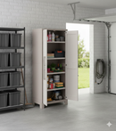 Armadio 4 Ripiani 80x44x182 cm Keter Gulliver Alto XL Sabbia e Beige