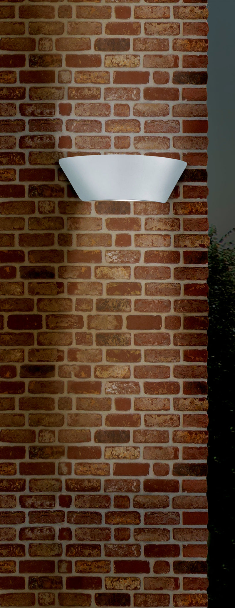 Applique da Esterno a LED in Pressofusione di alluminio Bianco Opaco