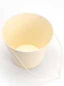 Secchiello per Rubinetti Porta-Secchio 25x23x18 cm in Alluminio Belfer 42/SC Avorio