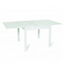 Tavolo allungabile 90/180x90 cm Firenze bianco frassinato
