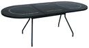 Tavolo da Giardino Allungabile 160/220x95x76 cm in Acciaio RD Italia Reef 160 Antracite