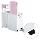 Cucina Giocattolo per Bambini in Legno con Sedia e Accessori 60x35x87 cm 