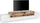 Mobile TV 3 Ante 240x45x51,5 cm Coro Bianco Lucido e Acero Pereira