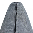 Set Salotto da Giardino Divano 2 Poltrone e Tavolino con Cuscini in Wicker Grigio