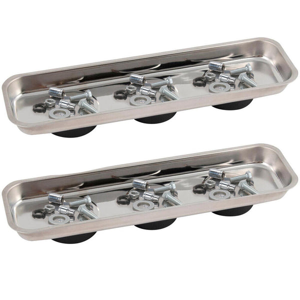 Set 2 Vassoi Vaschetta 23x7cm Piatto Magnetico Porta Minuteria Viti Bulloni  Kinzo acquista