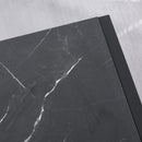 Tavolino Rettangolare da Caffè 106x50x47 cm  Nero Effetto Marmo
