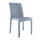 Lot de 2 chaises de jardin grises style rotin