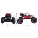 Monster Truck Radiocomandato Scala 1:16 Rosso in ABS e Metallo Velocità Massima 20 km/h 