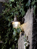 Applique in Basso da Esterno E27 in Metallo Sovil Bianco e Argento