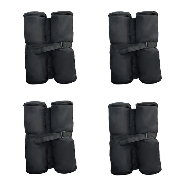 Ensemble de 4 socles de ballast pour ancrage de gazebo avec fermeture velcro noire online