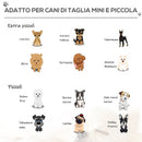 Scaletta per Cani Materassino 2 in 1 45x39x20 cm in PU e Gommapiuma Nero