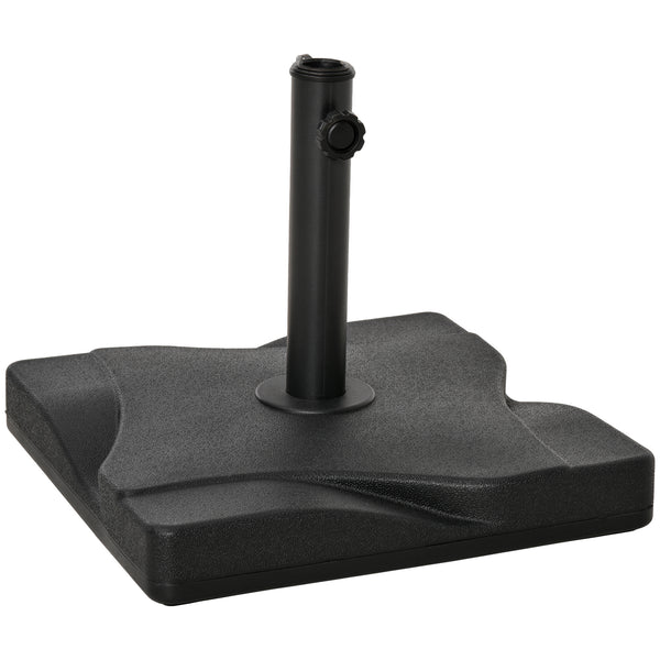 prezzo Socle pour Parasol de Jardin Ø41,5 cm 20 Kg en Plastique Noir