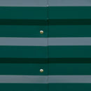 Letto per Orto Fioriera Rialzato 241x90,5x30 cm in Meallo Verde