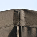 Ombrellone da Giardino Ø2,55m 18 Stecche Testa Inclinabile Grigio Scuro