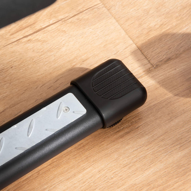 Panca Fitness per Addominali Altezza Regolabile Sedia Romana Nera