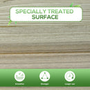 Fioriera Rialzata con Ripiano Inferiore 91x51x76 cm per Giardino e Balcone in Legno