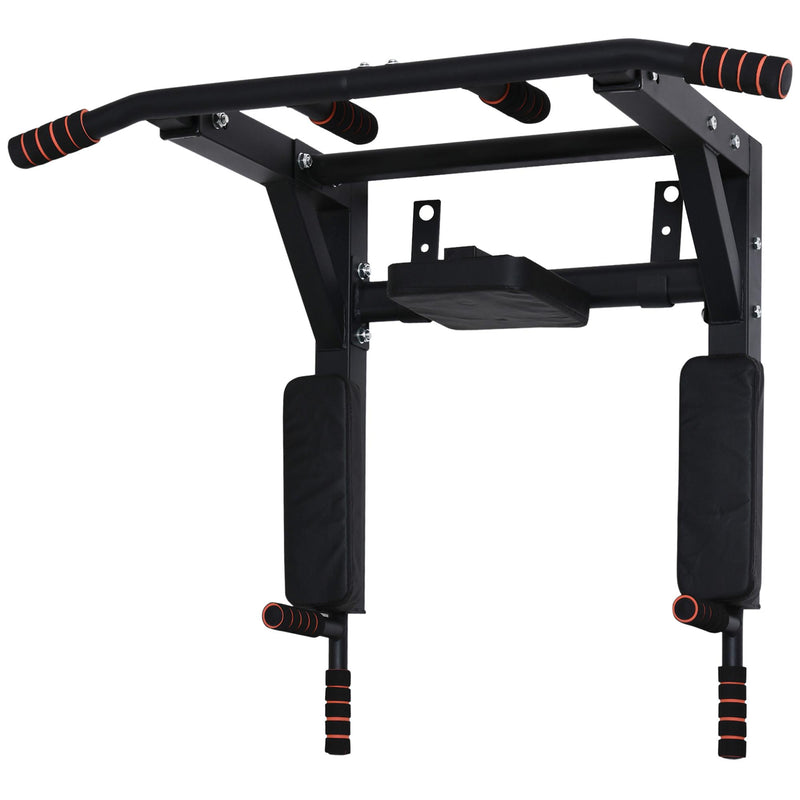 Barra Trazioni a Muro 93x72x48 cm Max 120Kg Nero