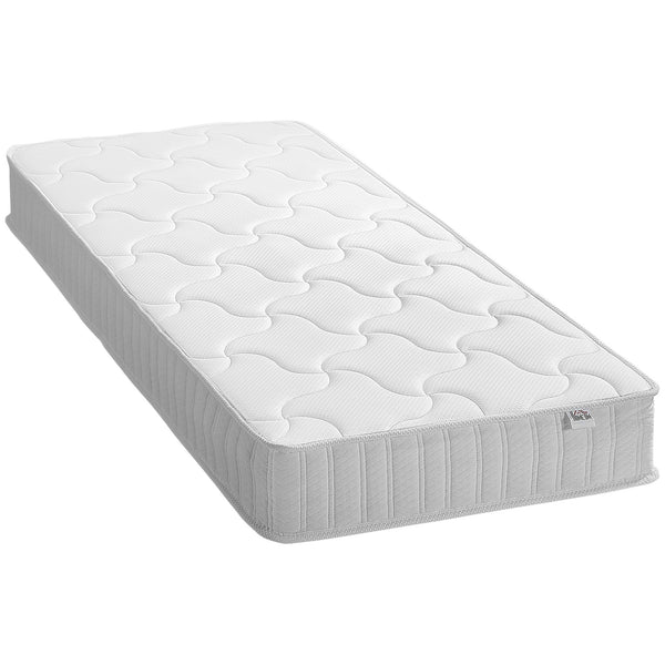 Matelas Simple Mémoire et Ressorts 80x190 cm H20 Blanc acquista