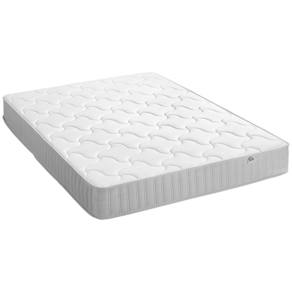 acquista Matelas double à mémoire de forme et ressorts 140x190 cm H20 Blanc