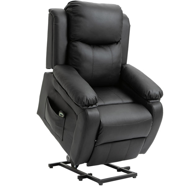 prezzo Fauteuil Releveur Electrique 1 Moteur en Simili Cuir Noir