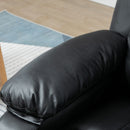 Poltrona Alzapersona Elettrica 1 Motore in Similpelle Nero