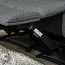 Divano 2 Posti 141,5x95x94,5 cm in Tessuto Grigio