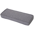 Set da Giardino Divano Modulabile e Tavolino in Rattan Grigio