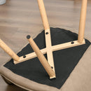 Sedia Imbottita 63x61x84 cm in Similpelle Marrone