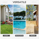 Set Salotto da Giardino 2 Poltroncine e Tavolino con Cuscini in Rattan Nero