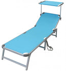 Lettino Prendisole da Giardino 188x59x30h cm in Textilene Vari Colori