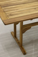 Tavolo da Giardino Rettangolare in Legno di Acacia Soriani Bali