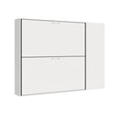 Letti Singoli a Scomparsa Composizione H Kando H190,8 Bianco Frassino 