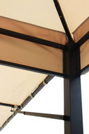 Gazebo Stark 3x3x265 h m in Metallo Beige