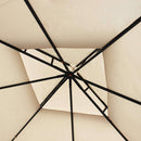 Gazebo Stark 3x3x265 h m in Metallo Beige