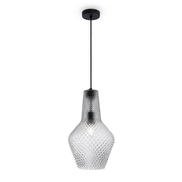 acquista Lampe à suspension pendante en métal noir Tommy